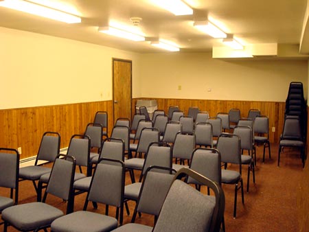 Breakout room in Twin Sisters lodge