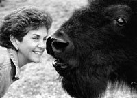 Barbara Shor and buffalo
